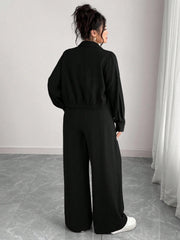 WOMEN'S CASUAL LONG SLEEVE SHIRT & PANTS