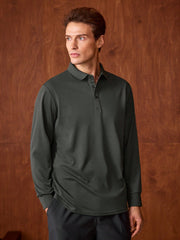 MEN'S LONG SLEEVE POLO SHIRT