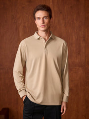MEN'S LONG SLEEVE POLO SHIRT