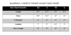 WHITE CONTRAST SLEEVE LETTER A VARSITY JACKET