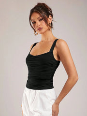 SOLID COLOR MINIMALIST CAMISOLE