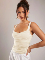 SOLID COLOR MINIMALIST CAMISOLE