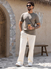 CASUAL SLIM FIT CREW NECK T-SHIRT