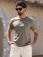CASUAL SLIM FIT CREW NECK T-SHIRT